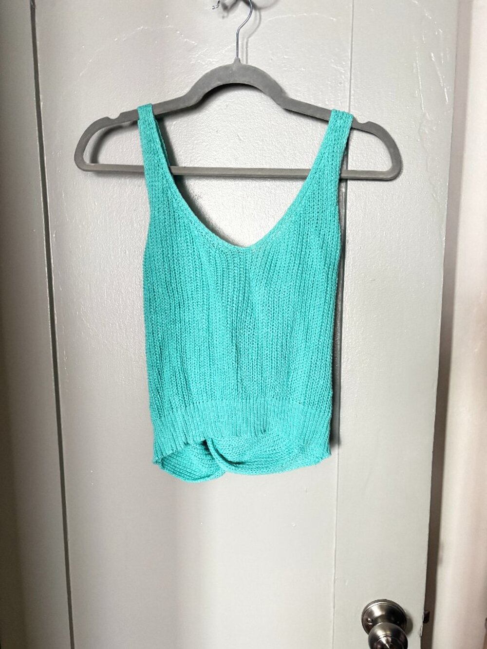 Wildfox Knitted Tank with Twisted Back